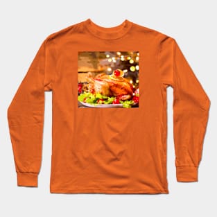 Thanksgiving Turkey Dinner Long Sleeve T-Shirt